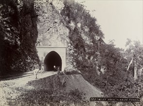 Mountainside tunnel, Jamaica