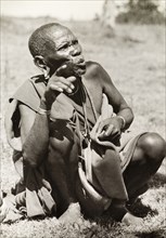 Kikuyu elder discussing a dispute