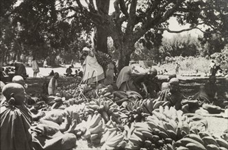 Plantain stall at Karatina market