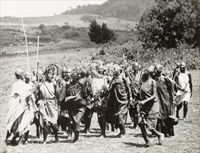 Kikuyu ritual circumcision dance