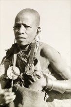 Kikuyu woman wearing traditional jewellery