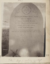Tombstone of Charles Henry Ryall