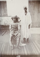 Portrait of a Hausa husband and wife