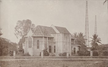 View of Colonial Church (later St Saviour's Church) Lagos