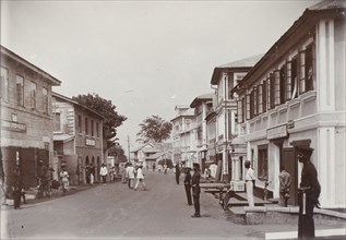 View along Custom Street, Lagos
