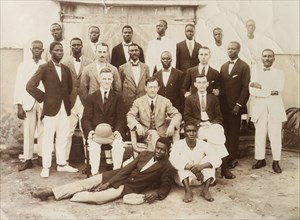 Group of African Oil Nuts company staff