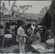 Ibadan, Market, meat-seller