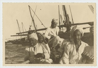 Sailors on a dhow