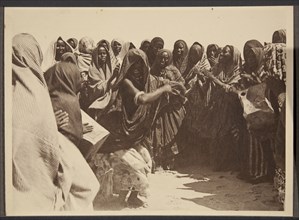 Somali women performing a dance