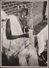 Portrait of a Somali weaver