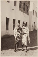 Portrait of two elderly Somali men