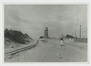 View of the Almnara Tower, Mogadishu