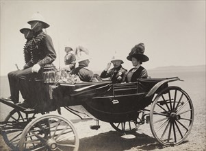 Duke and Duchess of Connaught in a carriage