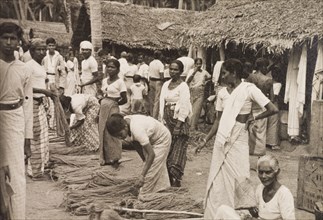 Rope sellers in Ceylon