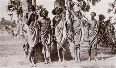 Group of Shilluks, Upper Nile
