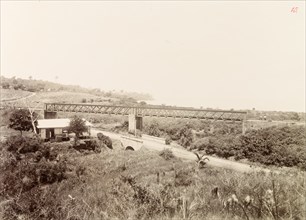Railway bridge at Pointe-à-Pierre, Trinidad