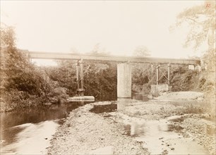 Railway bridge over the Tacarigua River
