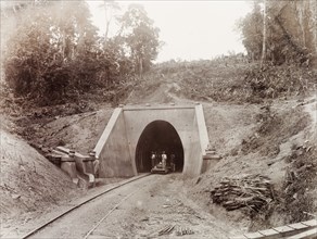 Tunnel on the Caparo Valley line, Trinidad