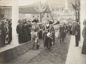 Duchess of Connaught with the Mayor of Salisbury
