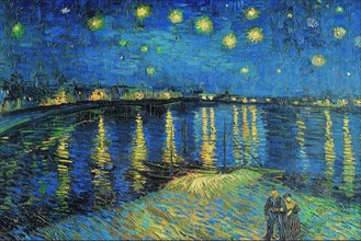 Van Gogh, Starry Night Over the Rhône