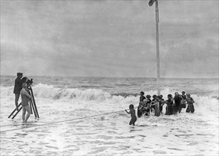 Filming In The Surf