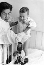 Child In Polio Ward