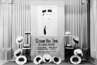 Straw Hat Day Display