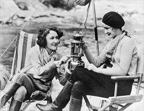 Movie Actresses Camping