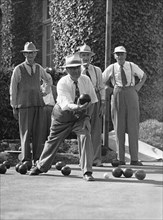 Men Playing Bocce Ball
