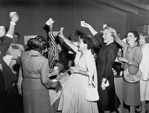 Women Cheering And Toasting