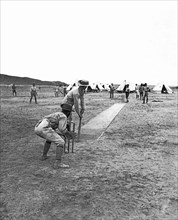 Troops Playing Cricket