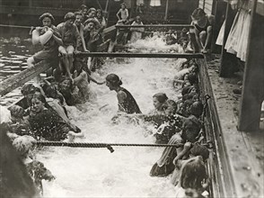 Children Getting Swim Lessons