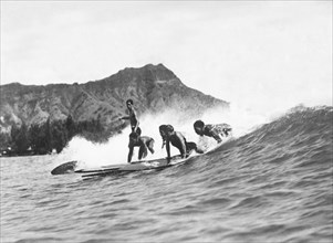 Native Hawaiians Surfing
