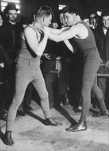 Boxer Frank Moran In Training