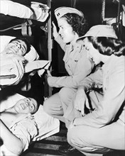 Nurses Comfort Wounded