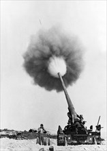 Vietnam Artillery Firing
