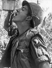 Thirsty Vietnam Soldier