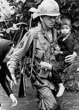 Soldier Carrying Boy