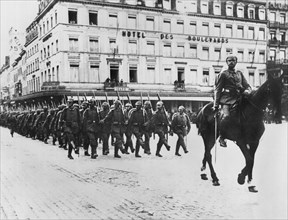 German Soldiers In Brussels