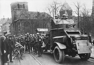 French Soldiers Occupy Essen