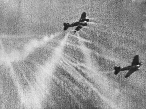 RAF Pilot Hits Heinkel Bomber