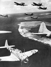 US Planes Patrol Midway Island