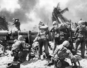 Marines Fight At Tarawa