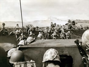 Marines Landing On Iwo Jima