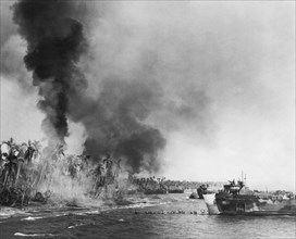 WWII Landing At Leyte Island