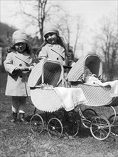 Girls With baby Carriages