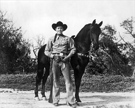 Allan "Rocky" Lane And Horse