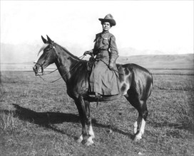 Montana Girl On Horseback