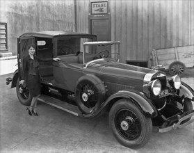 Woman With A 1927 Lincoln
