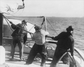 Sailors Pulling Rope